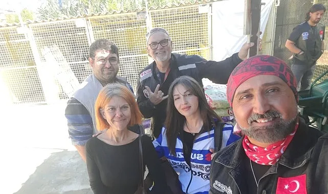 Motosiklet tutkunlarından can dostlarına anlamlı destek