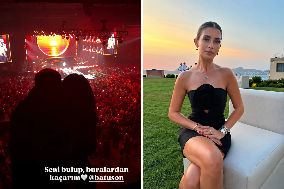 Buse Terim’den sevgilisiyle romantik konser paylaşımı