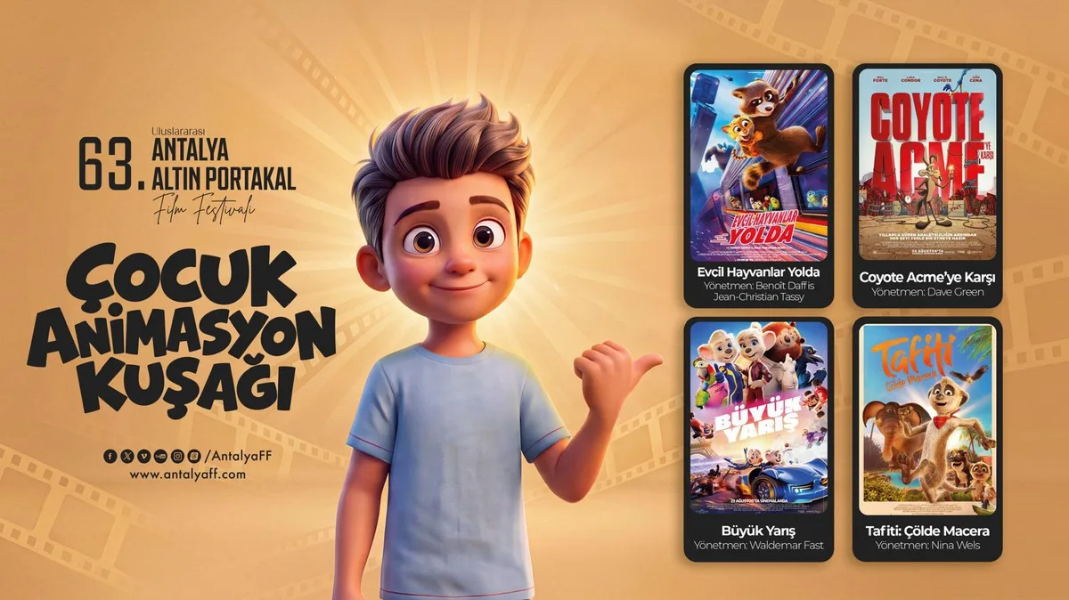 Altın Portakal'da çocuklar 24-31 Ekim 2026'da her sabah 4 filmle buluşacak