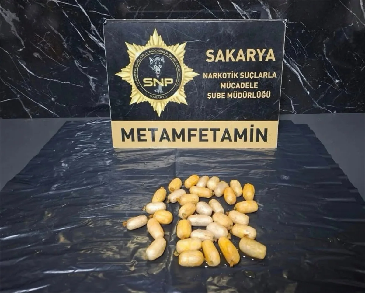 Sakarya'da iç beden muayenesinde 57 parça uyuşturucu bulunan şüpheli tutuklandı