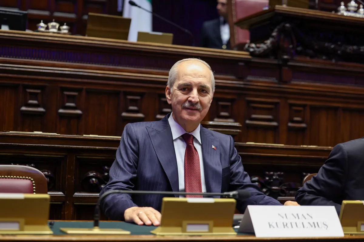 TBMM Başkanı Kurtulmuş Roma'da İsrail'in gözlemci statüsünü askıya alma çağrısı yaptı