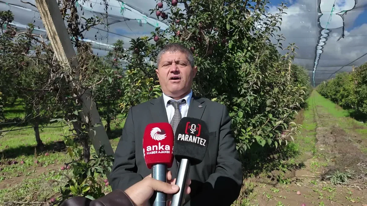 Isparta'da Ziraat Odası Başkanı Selçuk, elma fiyatlarının 3-4 kat arttığını söyledi