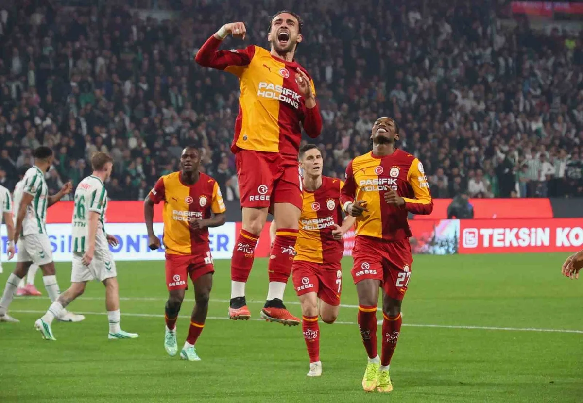 Galatasaray Konyaspor'u deplasmanda 4-0 yenerek ligde üst üste 4. galibiyetini aldı