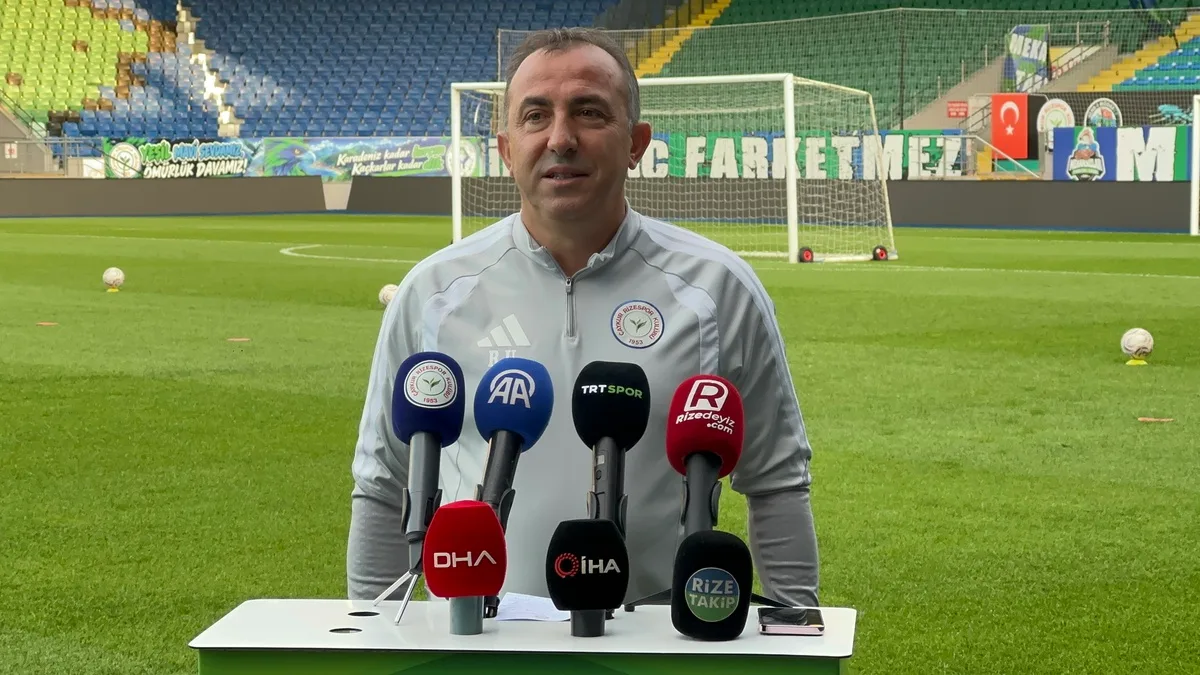 Rizespor Teknik Direktörü Recep Uçar, Trabzonspor maçı öncesi iyi sonuç istiyor