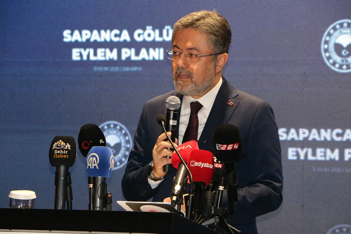 Bakan Yumaklı açıkladı: Türkiye artık su stresi altında! 'Sapanca Gölü kötüye giderse Kocaeli ve Sakarya susar'