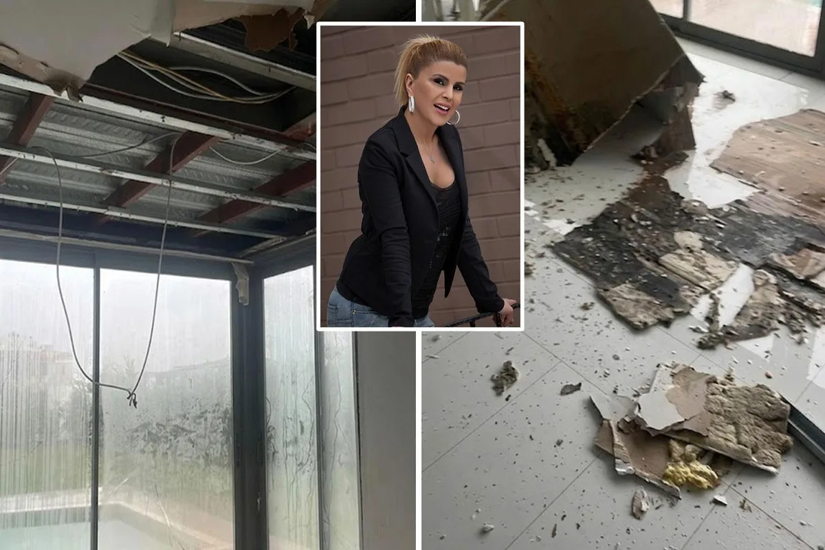 İstanbul'daki sel astrolog Nuray Sayarı'yı da vurdu: Lüks villasının tavanı çöktü, havuzu içeri taştı