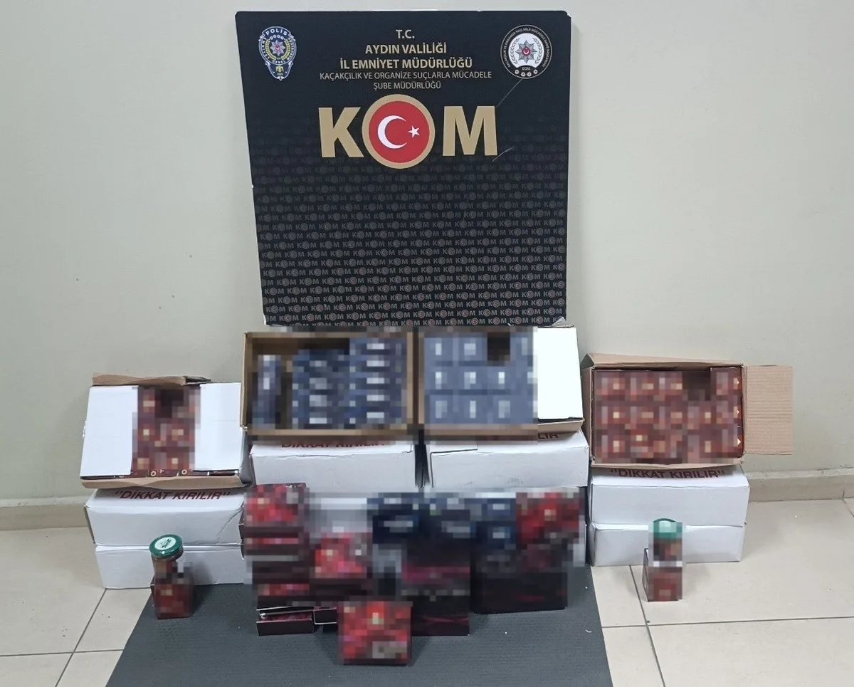 Aydın Efeler'de kaçakçılık operasyonunda 511 cinsel içerikli ürün ele geçirildi