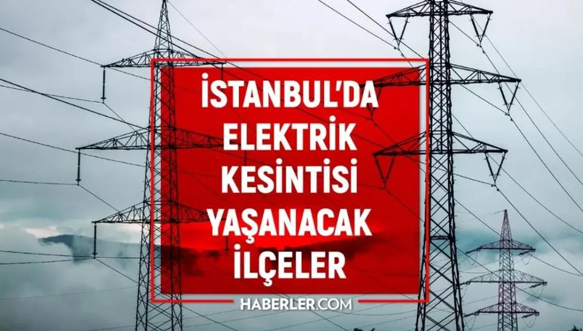 Zeytinburnu elektrik ne zaman gelecek 18 Ekim Pazar?