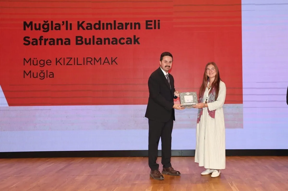 Muğla İl Tarım ve Orman Müdürlüğü'nün safran projesi ödüle layık görüldü