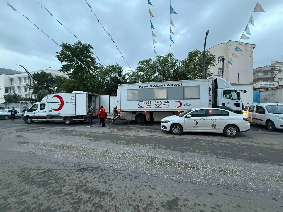 Diyarbakır Çermik'te Kızılay'ın kan bağışı kampanyasında 130 ünite kan toplandı