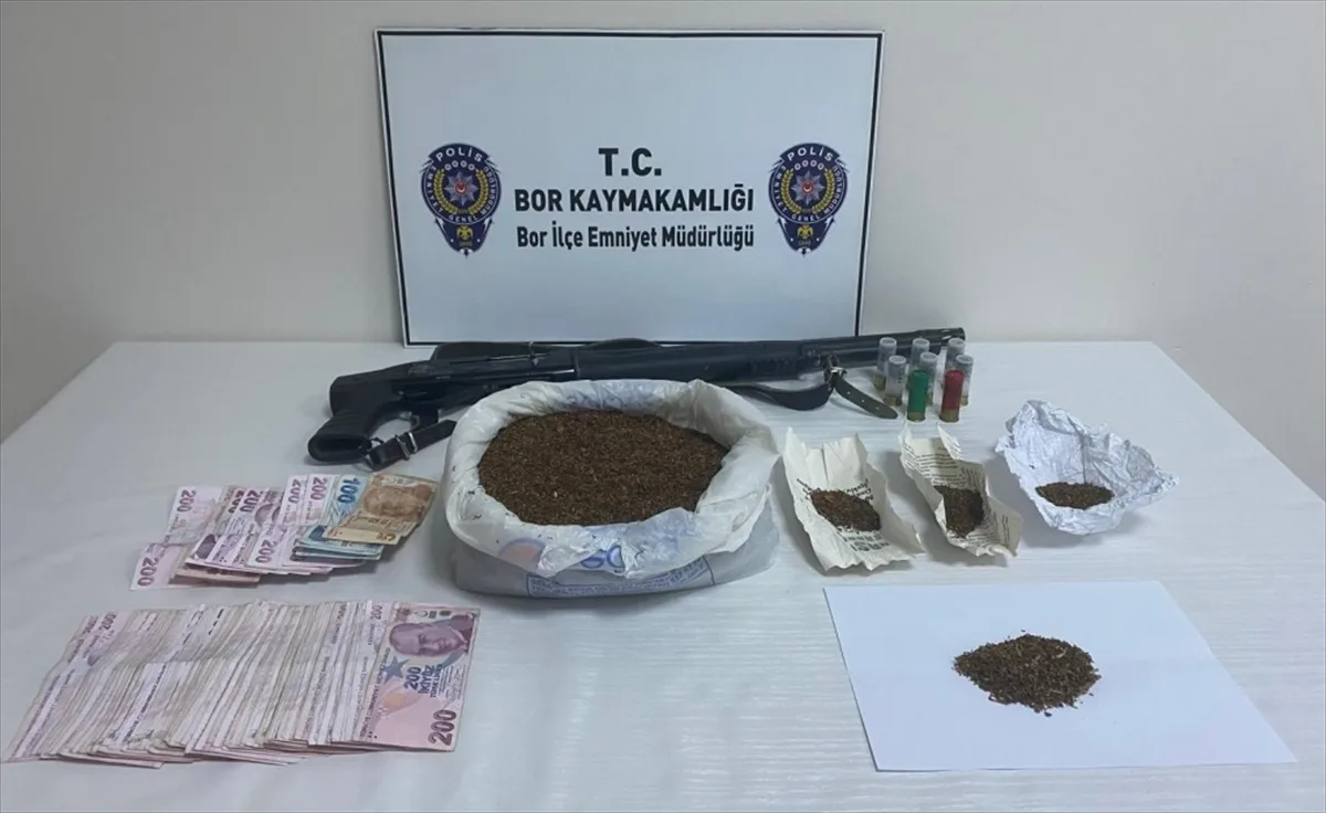 Niğde Bor'da uyuşturucu operasyonunda 3 şüpheliden 1'i tutuklandı