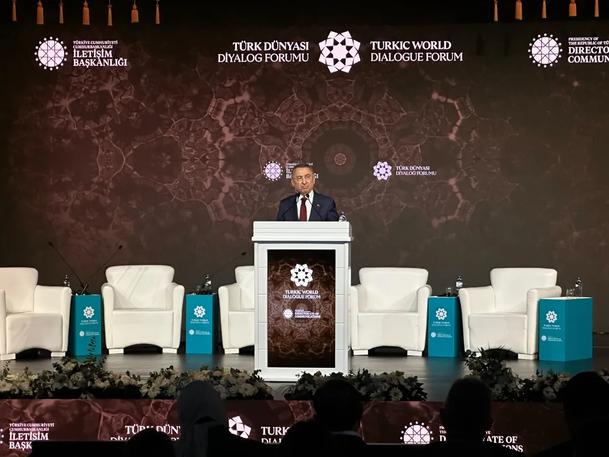 Fuat Oktay, TDT zirvesinde Türk dünyasının Avrasya'nın atan kalbi olduğunu söyledi