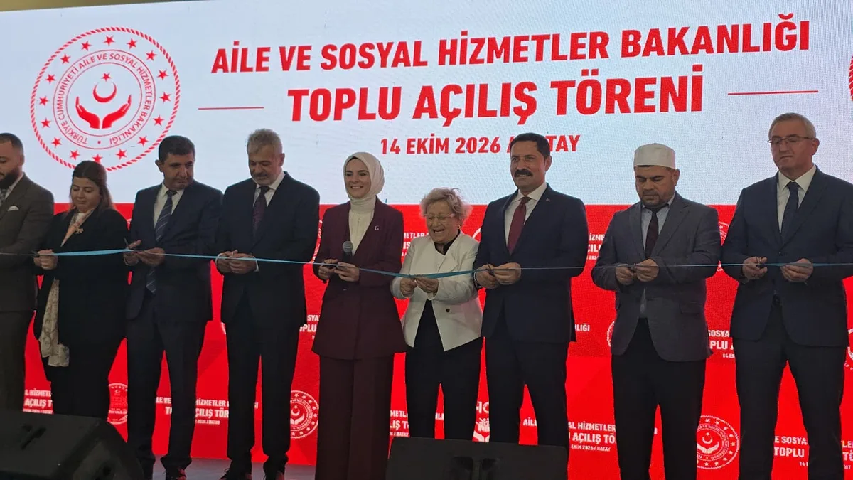 Bakan Göktaş, Hatay'da 7 yeni hizmetin açılışını gerçekleştirdi