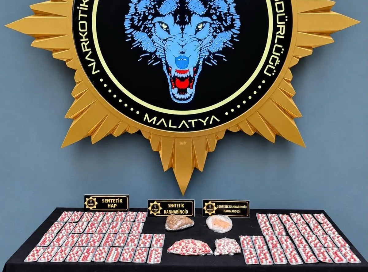 Malatya'da sokak satıcılarına yönelik uyuşturucu operasyonunda 9 şüpheli yakalandı