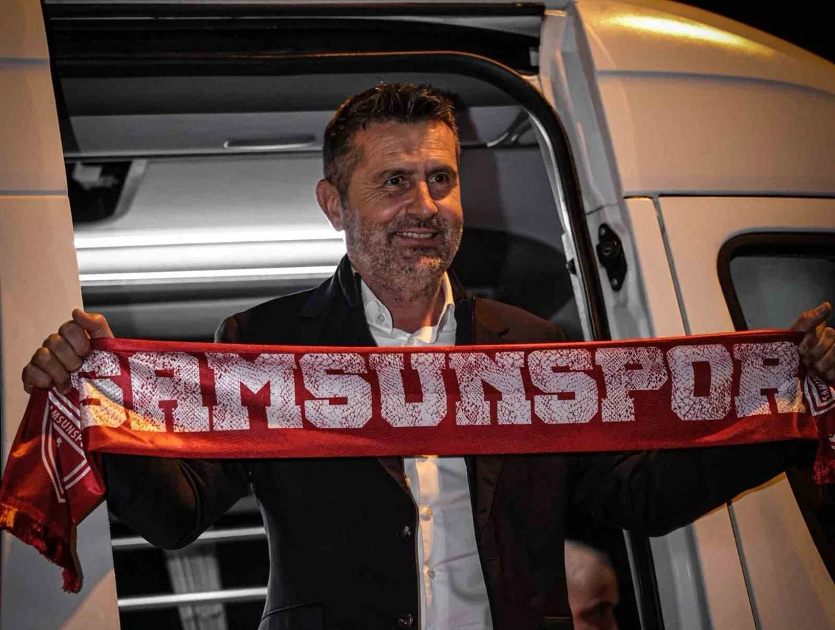5 mağlubiyet sonrası Samsunspor'un yeni hocası Nenad Bjelica şehre geldi