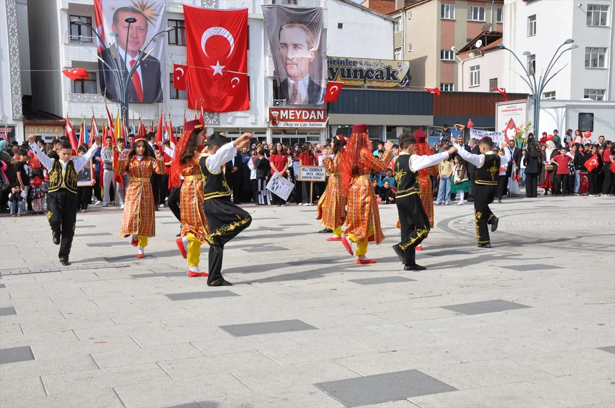 Yozgat Sorgun'da Cumhuriyet Bayramı'nın 103. yıl dönümü törenle kutlandı