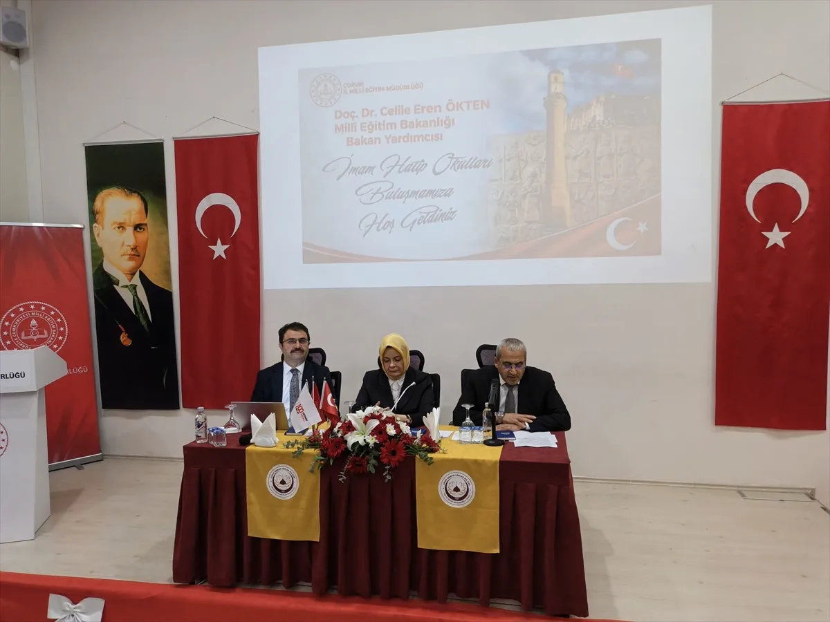 Çorum'da "İmam Hatip Okulları İl Değerlendirme Toplantısı" yapıldı