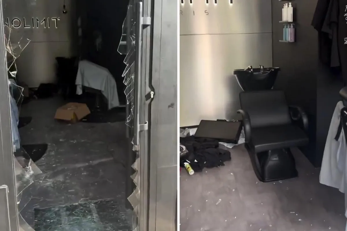 Fransa'da göstericiler berber dükkanını bile yağmaladı