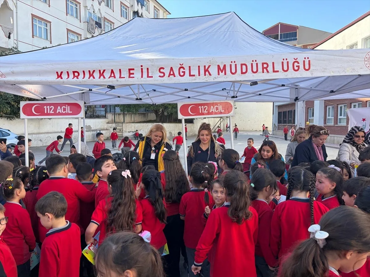 Kırıkkale’de ilkokul öğrencilerine sağlık eğitimi verildi