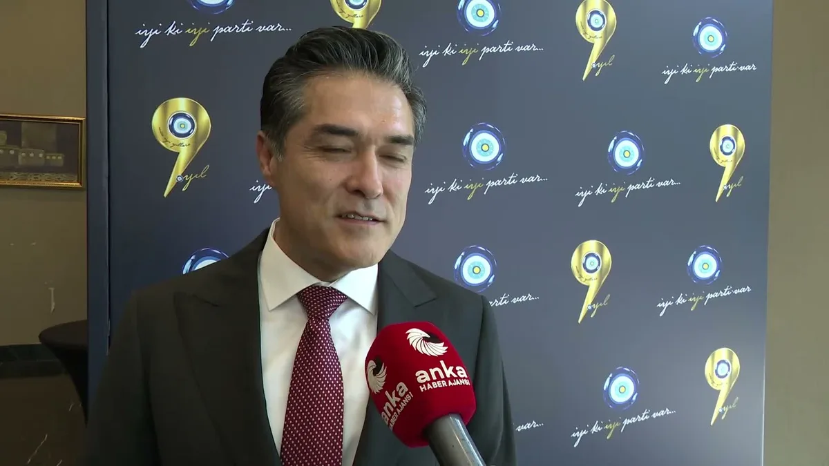 İYİ Parti'nin 9. yılında Kavuncu, önümüzdeki sürecin daha iyi olacağını söyledi
