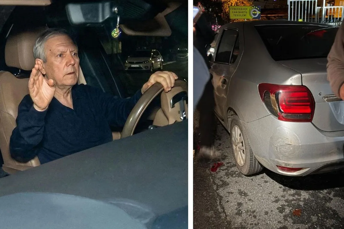 Aziz Yıldırım'ın kaza yaptıktan sonra durmadığını gören taraftarın tepkisi olay oldu