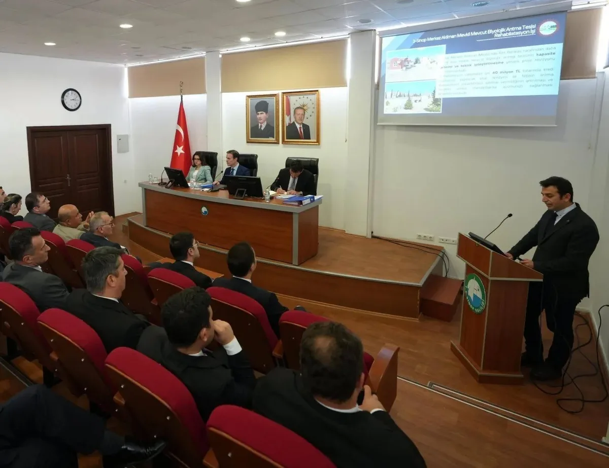 Sinop'ta kamu yatırımları Vali Vekili Cevat Gün başkanlığında değerlendirildi