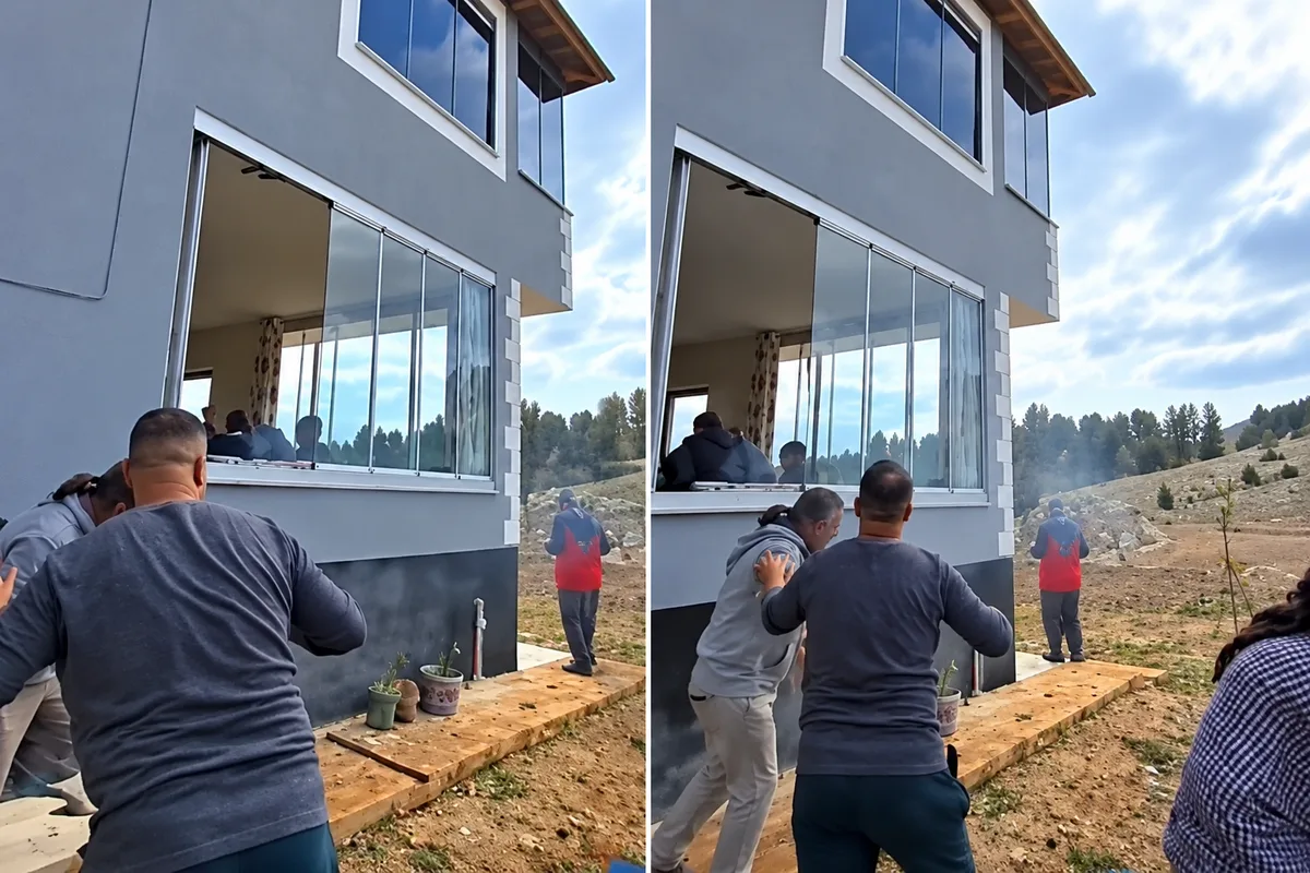 Adana'daki 4,9'luk deprem mangal yapan aileyi böyle yakaladı