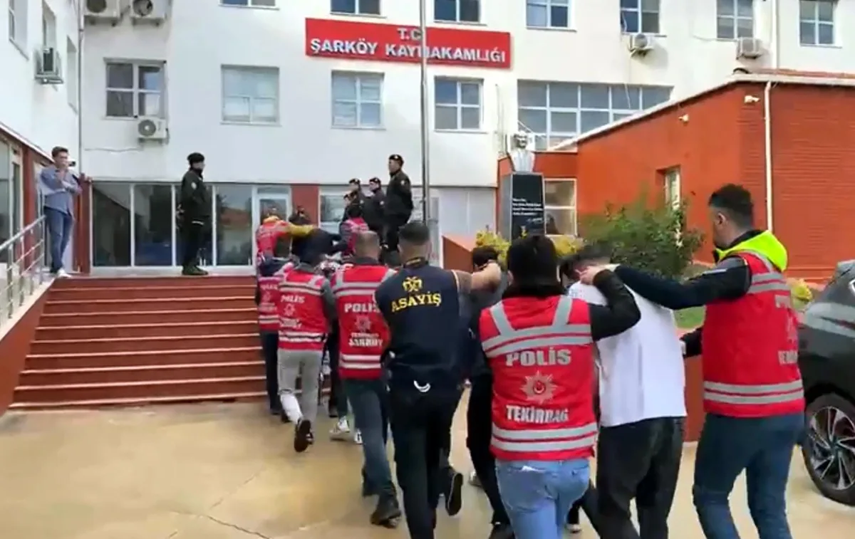 Tekirdağ Şarköy'de 19 milyon lira dolandırıcılıkta 11 şüpheliden 9'u tutuklandı