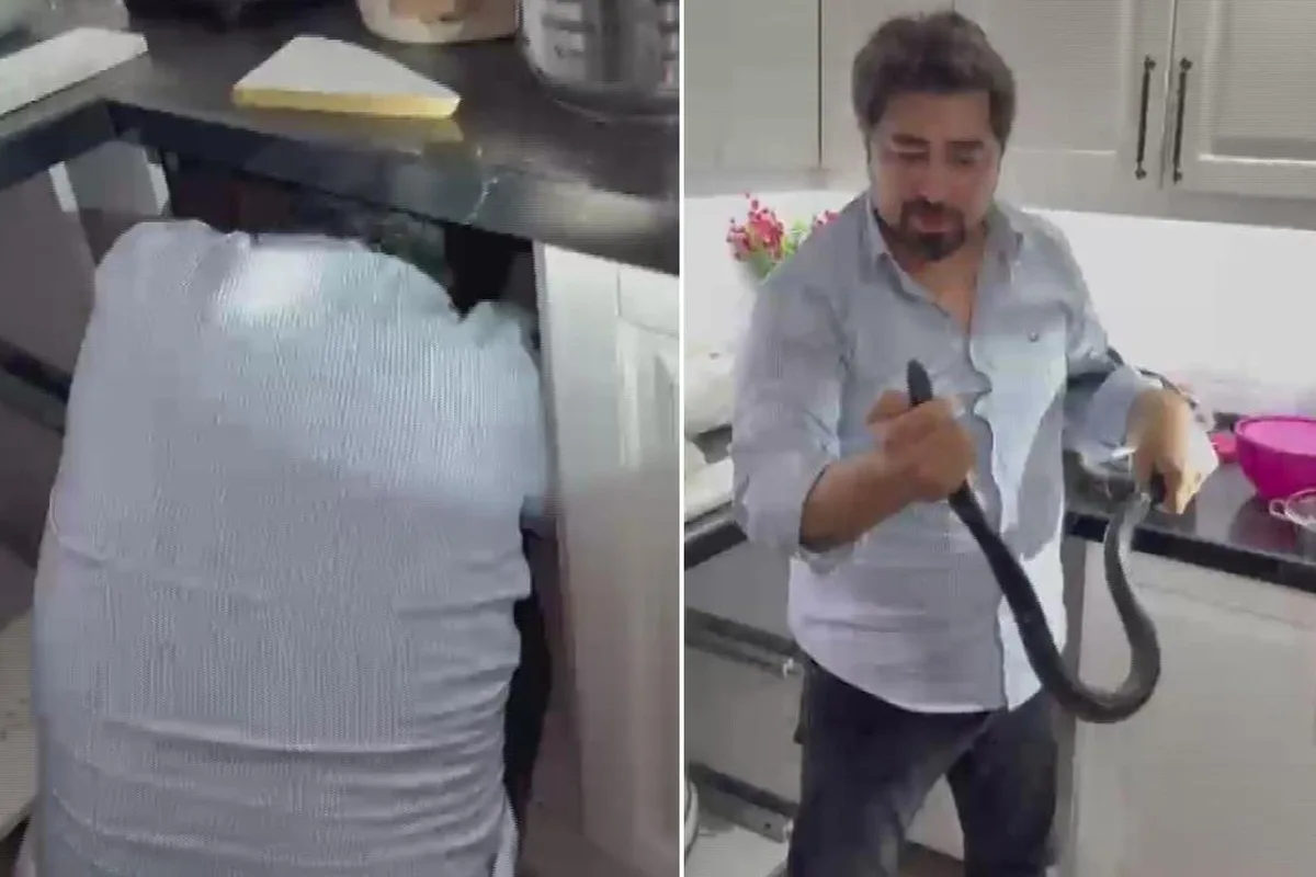 Yılancı Kemal'e dişli rakip! Yakalamak tam 4 saat sürdü