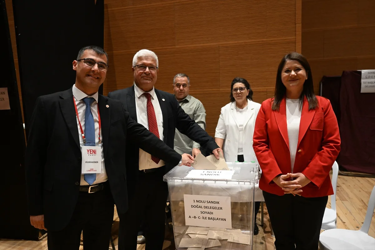 Yücel Balkanlı 414 geçerli oyun 410'unu alarak Yeni Parti Edirne İl Başkanı seçildi
