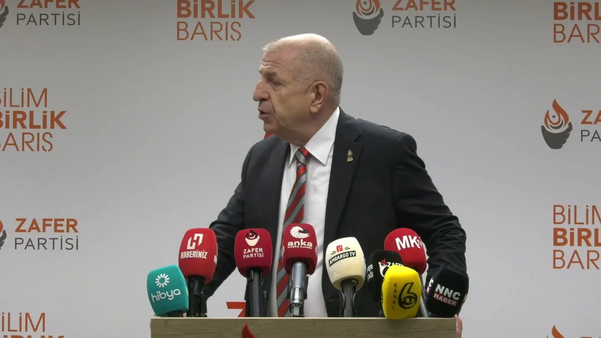 Zafer Partisi lideri Özdağ, muhalefete düşman ceza hukuku politikalarını eleştirdi