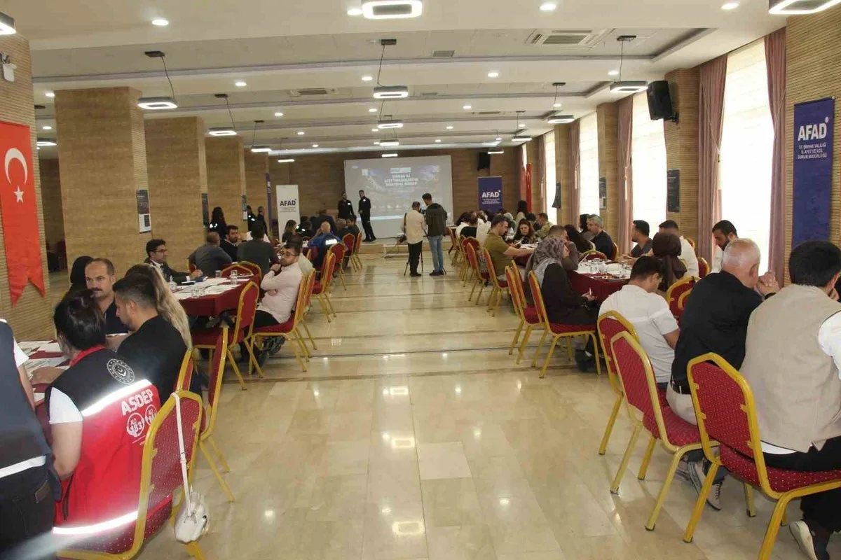 Şırnak'ın afet riskleri 2027-2031 İRAP çalıştayında masaya yatırıldı