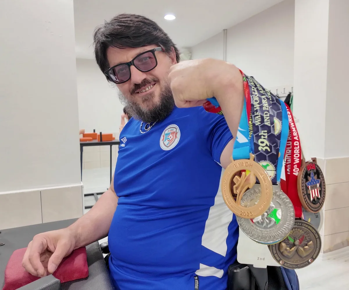 Milli sporcu Gökhan Seven, Hindistan'da 31'inci altın madalya için hazırlanıyor