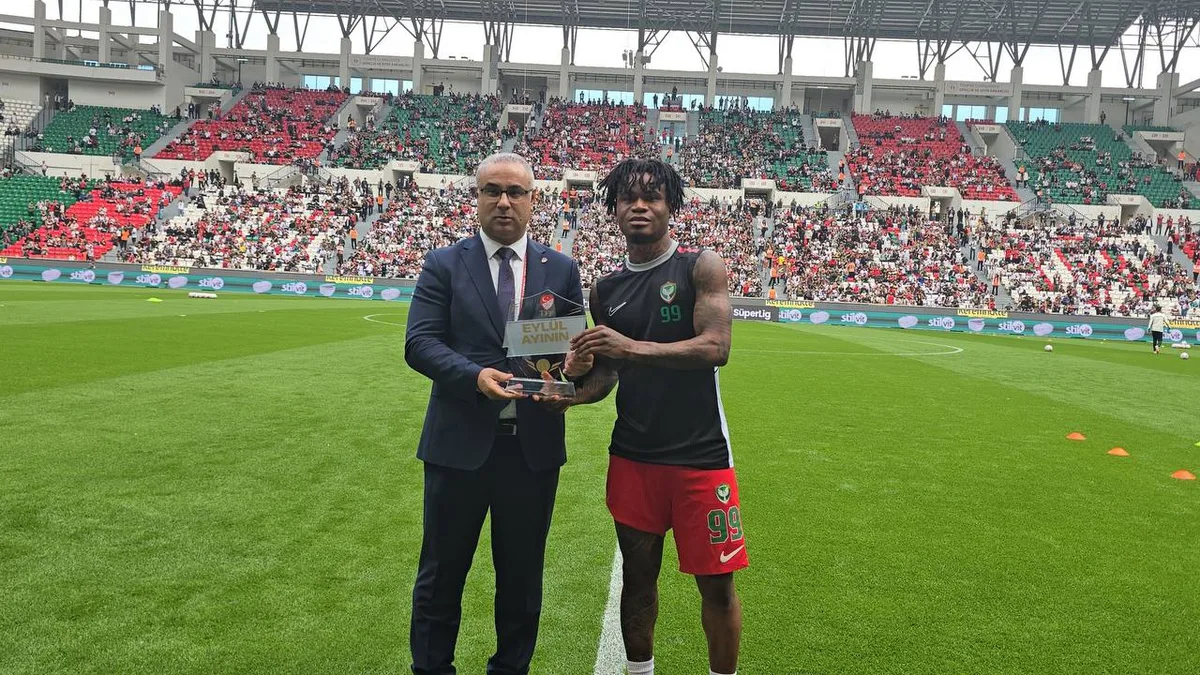 Amed Sportif Faaliyetler'de Gift Orban'ın Beşiktaş'a attığı gol eylülün golü seçildi