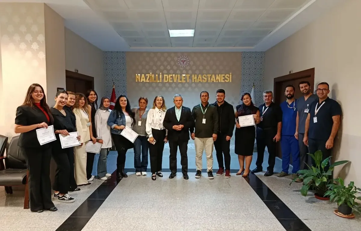 Nazilli Devlet Hastanesi'nde 8. Acil Bakım Hemşireliği Eğitimi tamamlandı