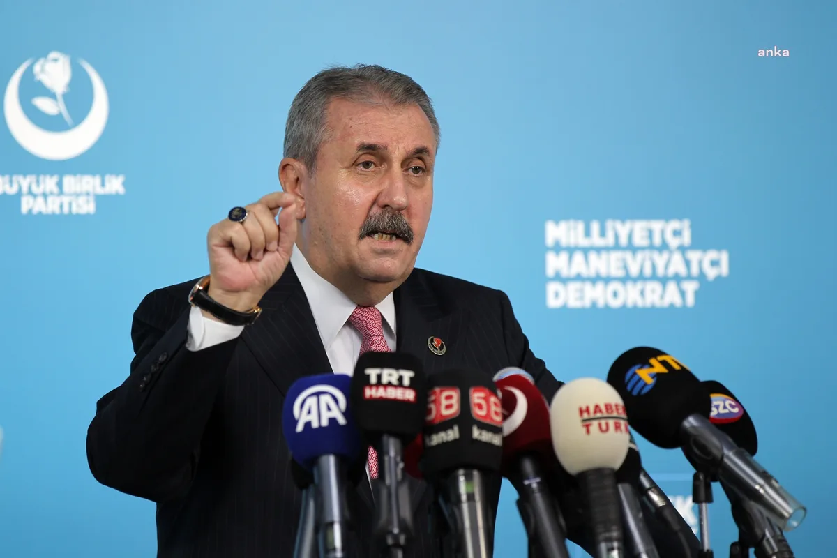 Mustafa Destici'den şehit polis Ahmet Türkoğlu için taziye mesajı