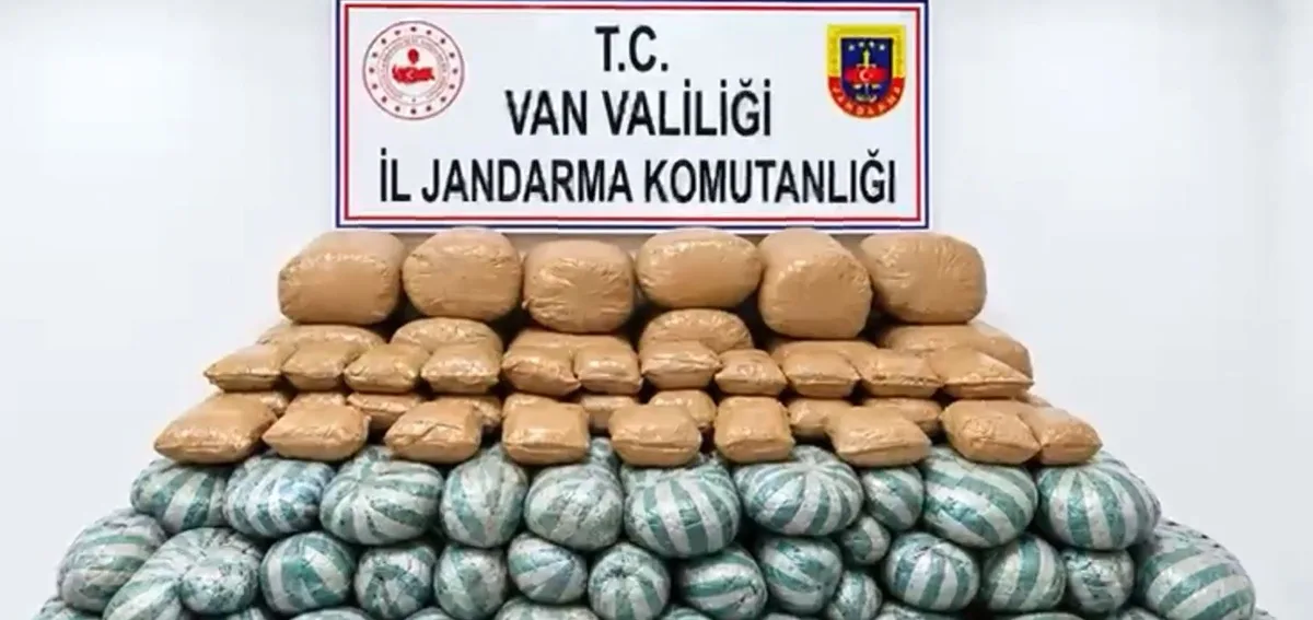 Van'da operasyonda 517 kilo uyuşturucu madde ele geçirildi, 1 şüpheli yakalandı