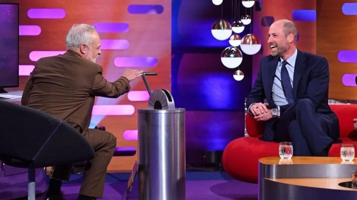 Prens William, Graham Norton Show'a sürpriz konuk oldu: Earthshot Ödülü'nü anlattı