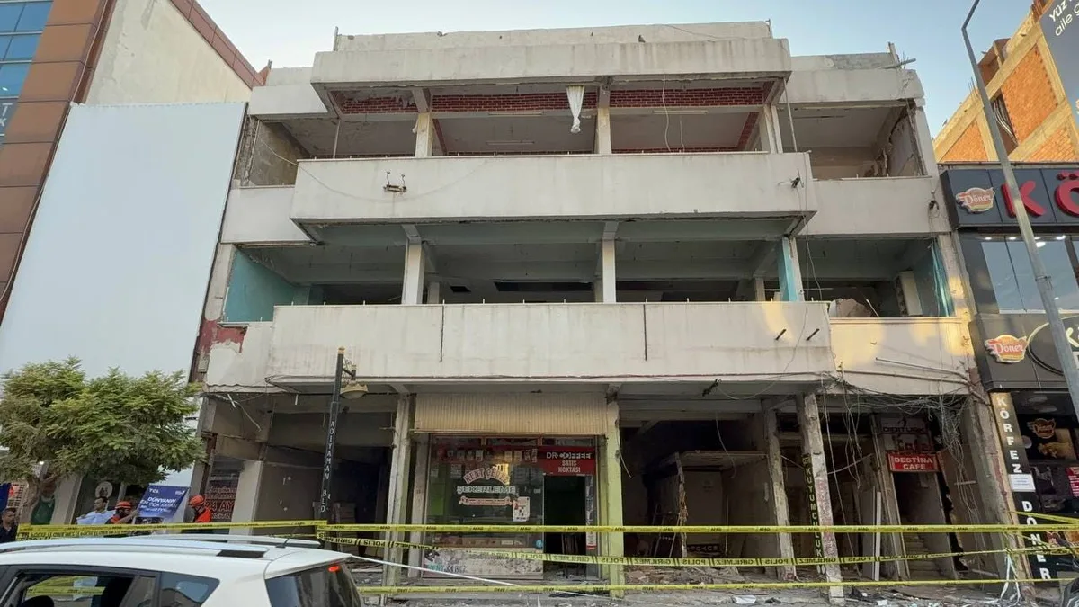 Adıyaman'da ses ihbarı üzerine harekete geçen ekipler binada kimseyi bulamadı
