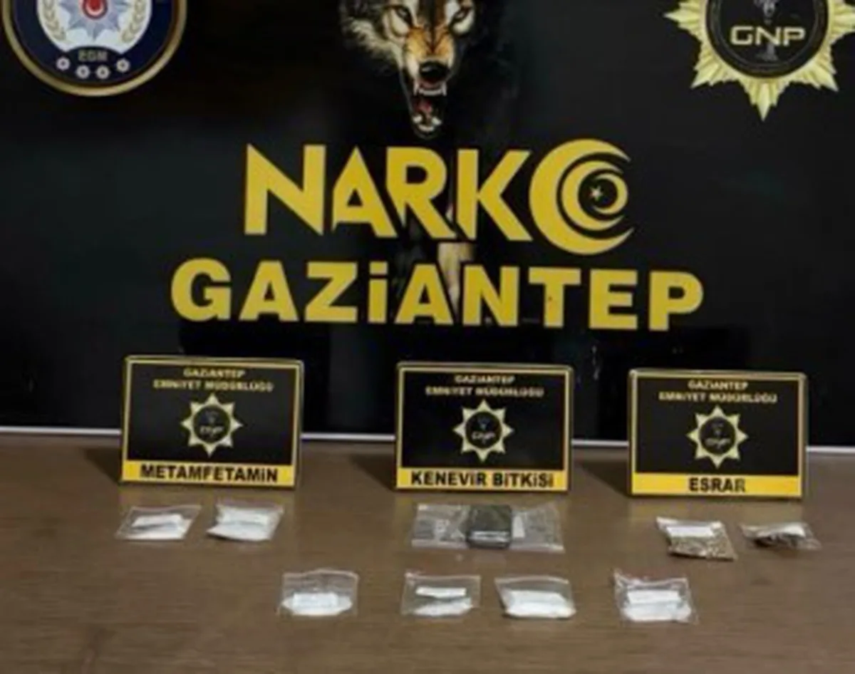 Gaziantep'te bir haftadaki narkotik operasyonlarında 294 şüpheliden 48'i tutuklandı