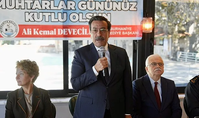 Başkan Deveciler muhtarlar ile bir araya geldi
