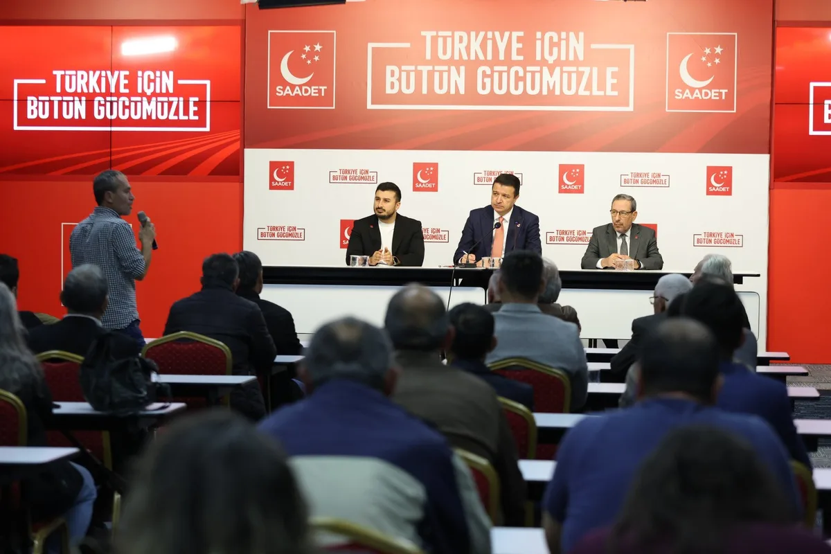 Saadet Partisi Genel Başkanı Arıkan, Ordu Çevre Derneği üyeleriyle bir araya geldi