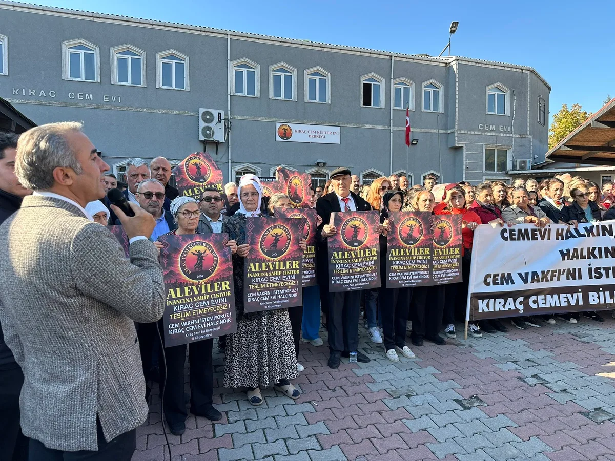 Alevi Bektaşi Federasyonu, Esenyurt'taki Kıraç Cemevi'nin tahliyesine tepki gösterdi
