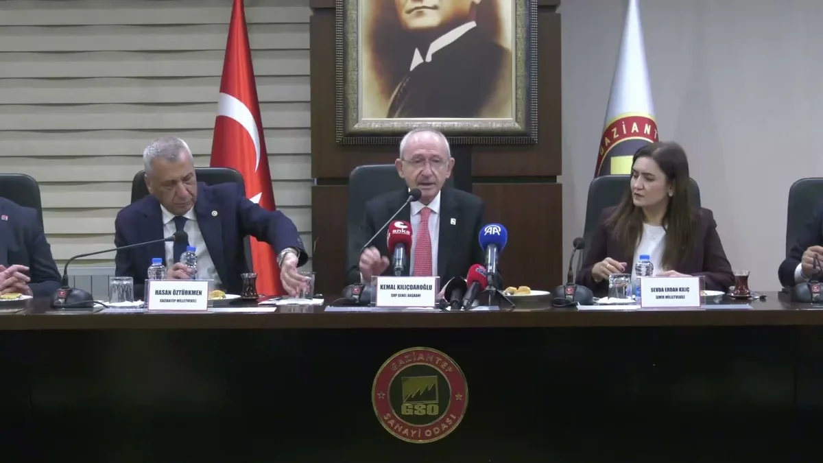 Kılıçdaroğlu, Gaziantep'te eğitim sisteminin tümüyle değişmesi gerektiğini söyledi