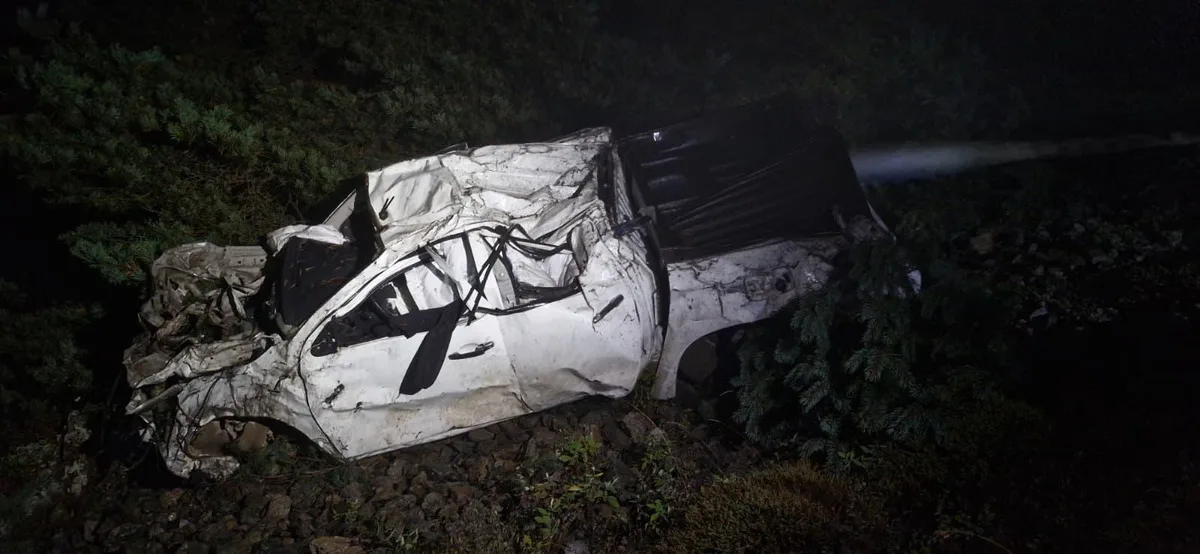 Artvin Yusufeli'de kamyonet uçuruma yuvarlandı, sürücü öldü, 2 çocuğu yaralandı