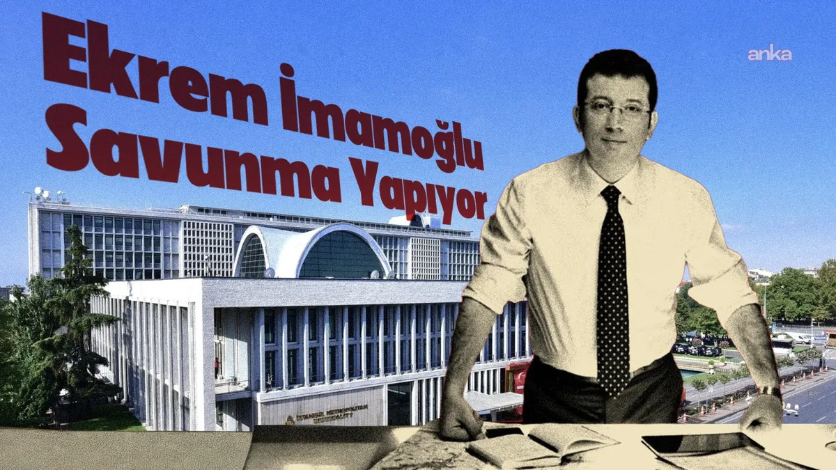 Ekrem İmamoğlu, İBB Davası’nda savunma yapıyor: "Vurgunlarınızı örtmek için zulümlerinize devam ediyorsunuz, vazgeçin"