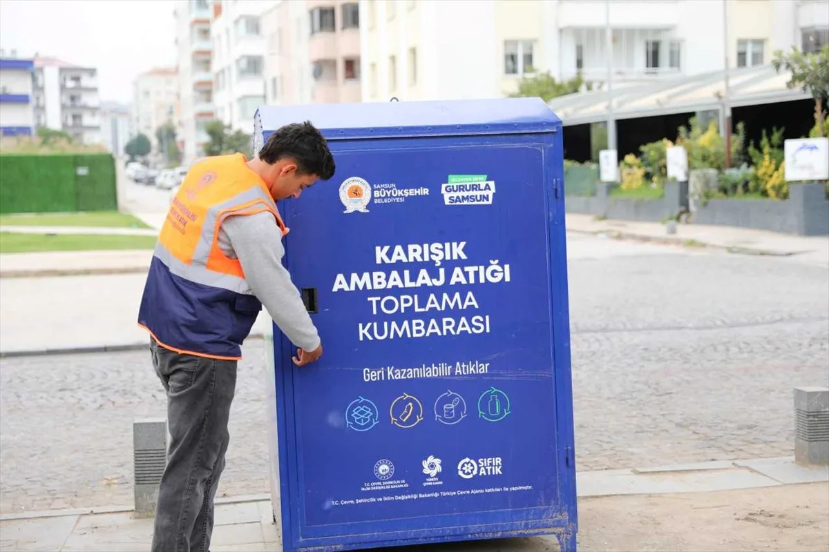 Samsun'da sahil hattındaki sıfır atık projesinde 3 ayda 280 ton atık toplandı