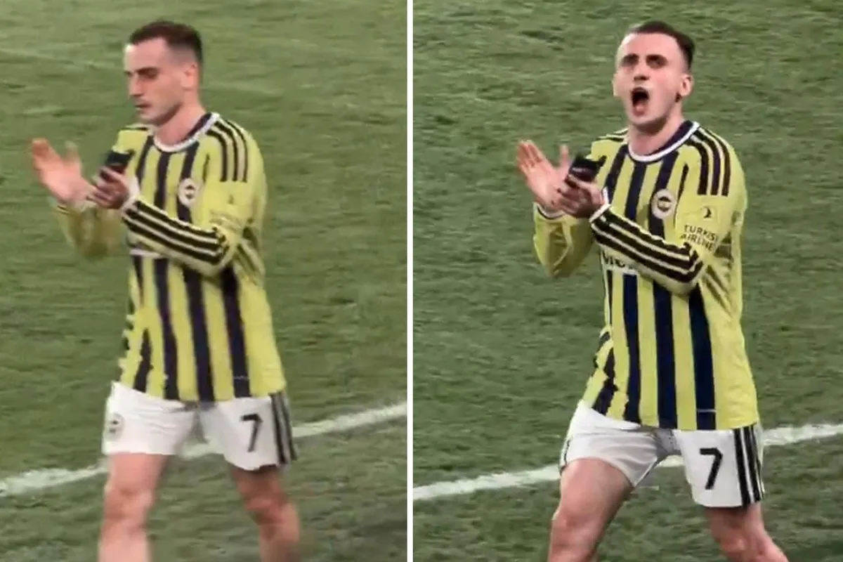 Kerem Aktürkoğlu'ndan Fenerbahçe taraftarına olay hareket