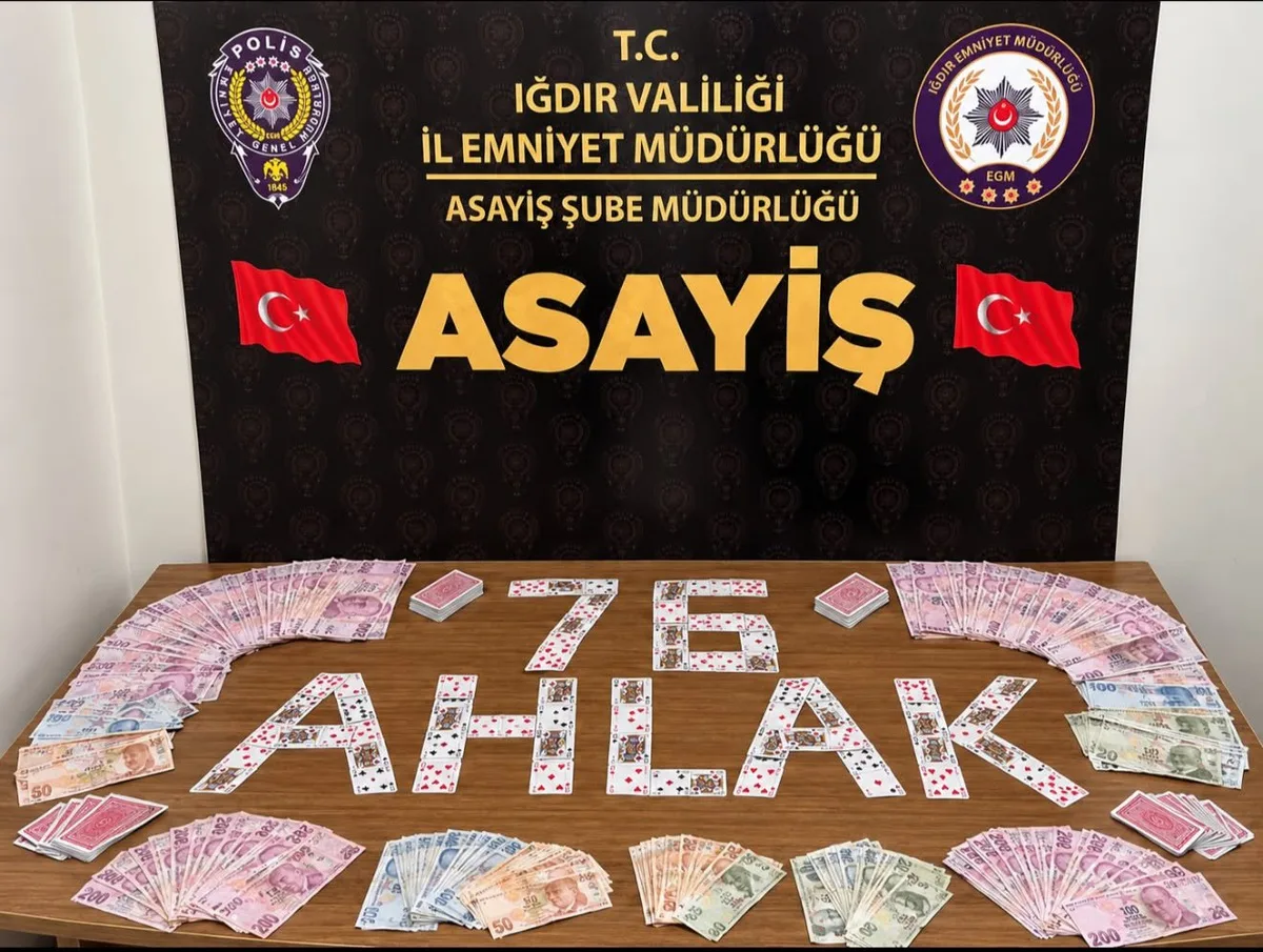 Iğdır'da kumar ve fuhuş operasyonunda 4 iş yeri kapatıldı, 13 kişiye ceza kesildi