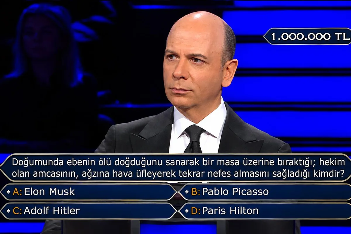 Milyoner'de 1 milyon TL'lik soru şaşırttı! Doğumunda öldü sanılan dünyaca ünlü isim kim?